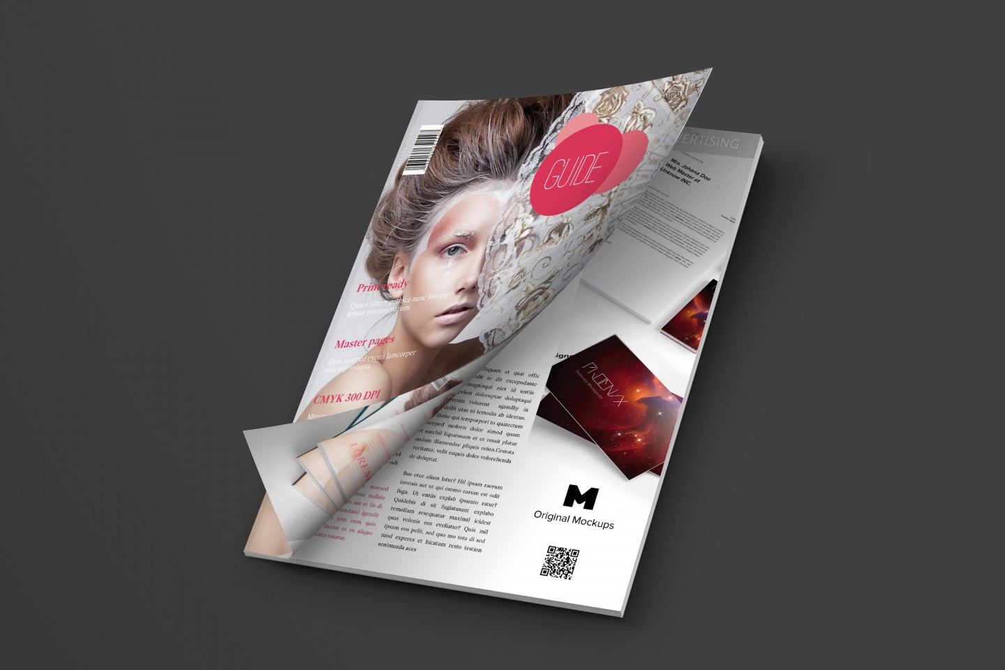 Awesome Magazine Free Mockup