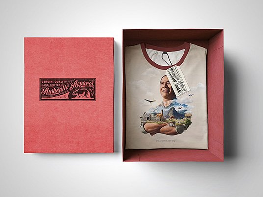 Box Edition T-Shirt PSD Mockup