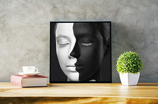 Delicate Photo Frame PSD Mockup