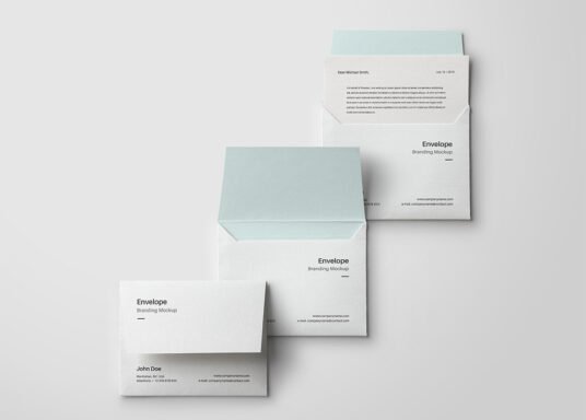 Envelope Letter PSD Mockup