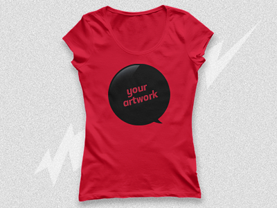 Free Ladies TShirt Mockup