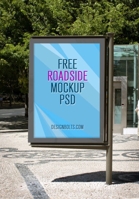 Free Outdoor Advertising MockUp