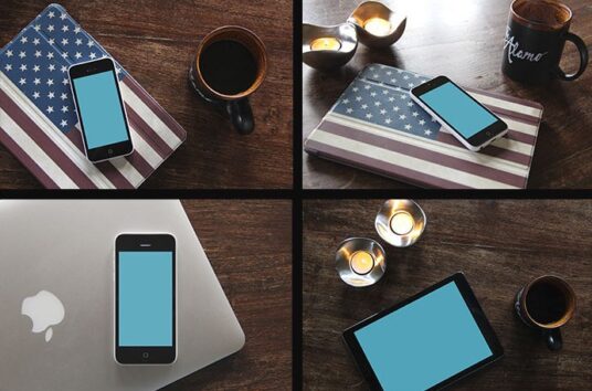 Free iPad and iPhone Mockups