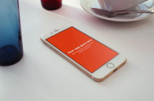 Free iPhone 6 MockUps - 4 PSD Files