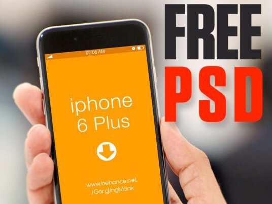 Free iPhone6 Plus Mockup