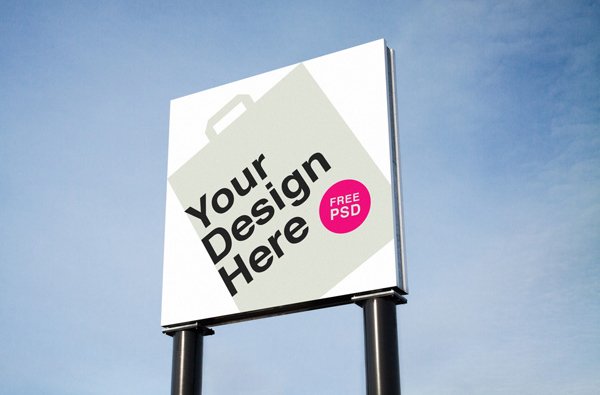 Outdoor Billboard Advertising Mockups