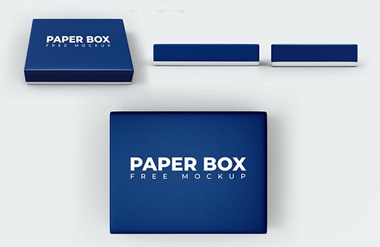 Download Paper Box - Free PSD Mockup - PlanetMockup