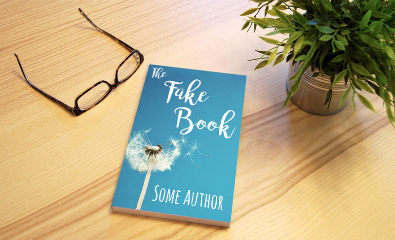 Paperback Book PSD Mockup