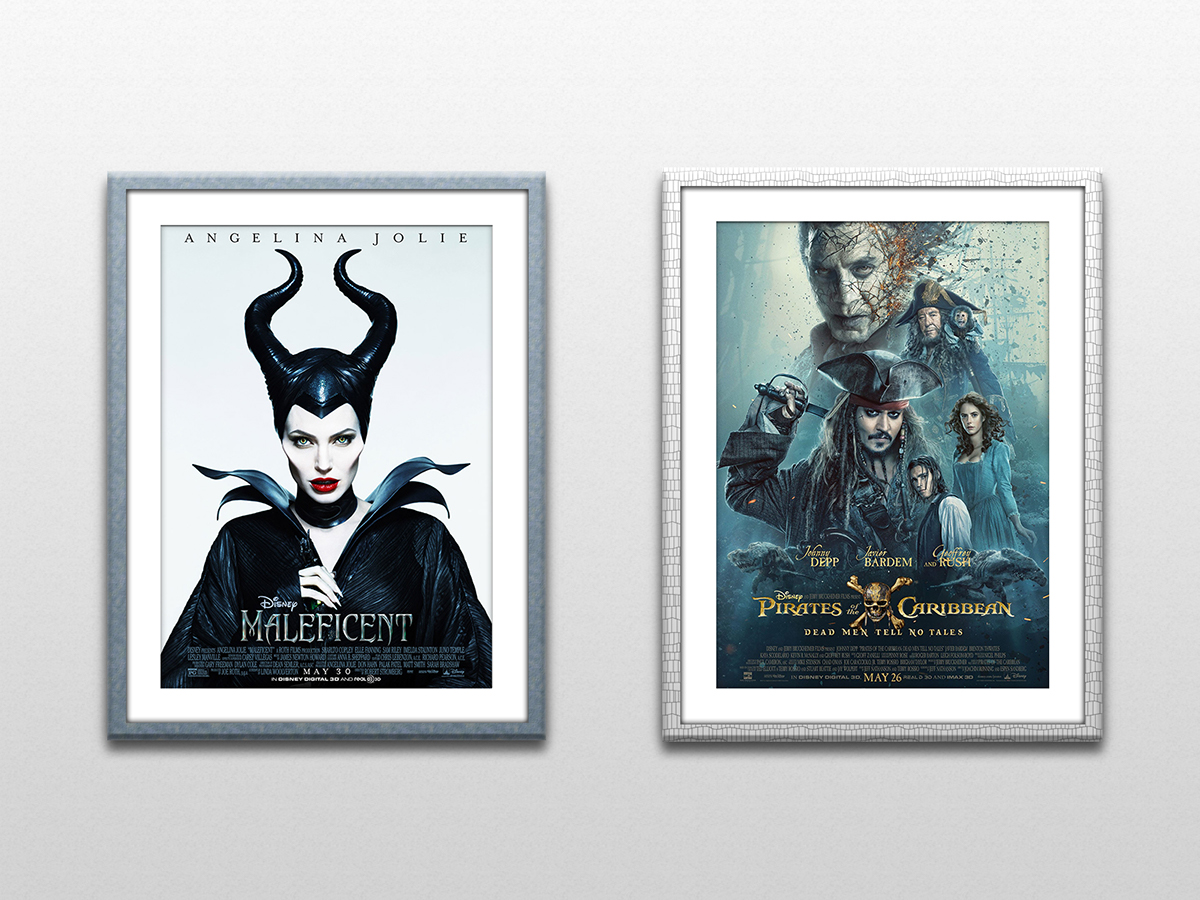 Poster:Frame Free PSD Mockup