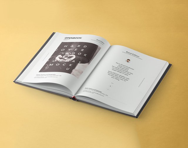 Dust Jacket Book Free PSD Mockup