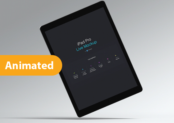 Free Animated iPad Pro Mockup