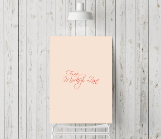 Indoor Poster Free PSD Mockup