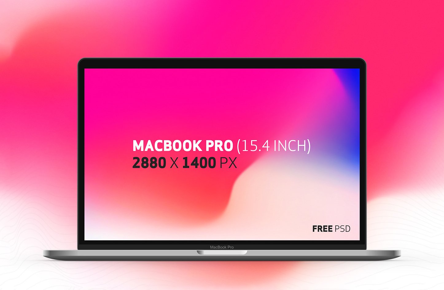 Download Macbook Pro (15.4 inch) Free PSD Mockup - PlanetMockup