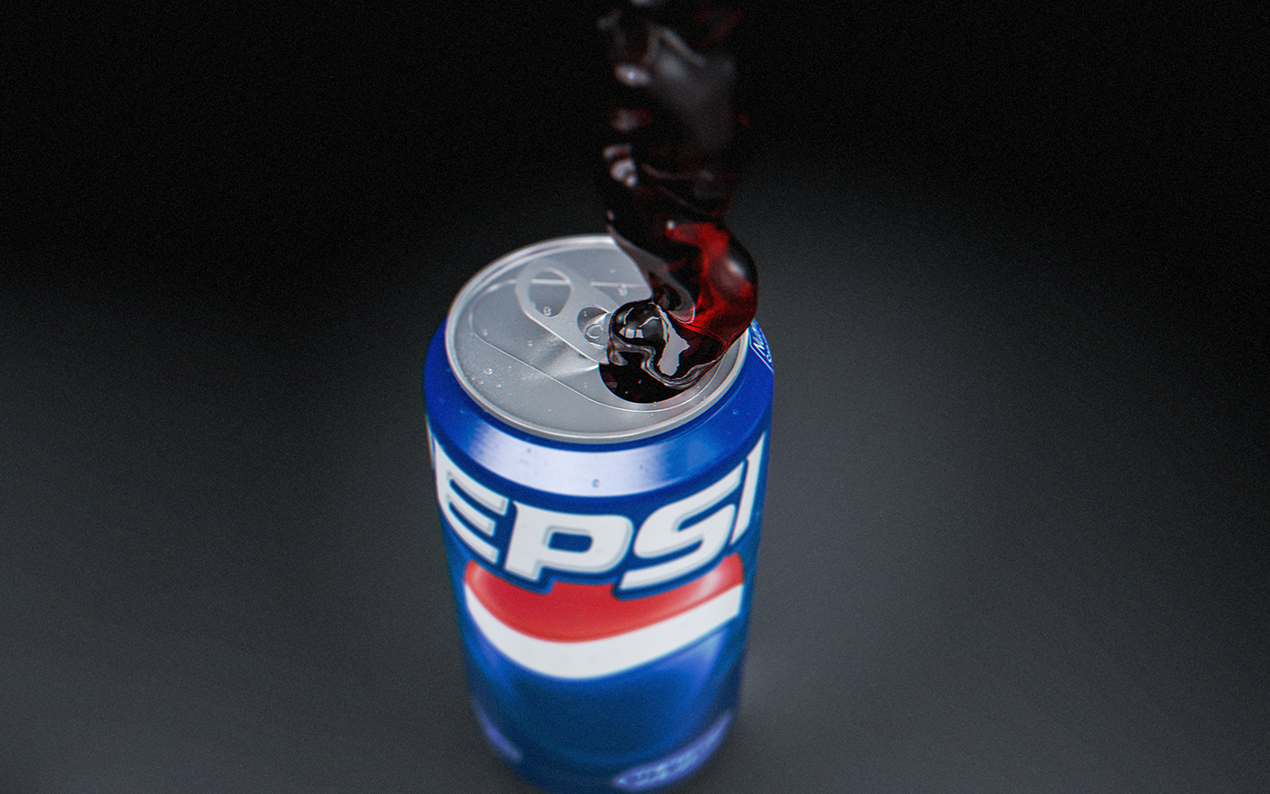 Pepsi Soft Drink Can Free PSD Mockup