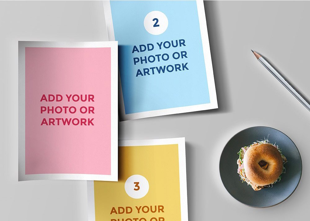 PostCard PSD Mockup