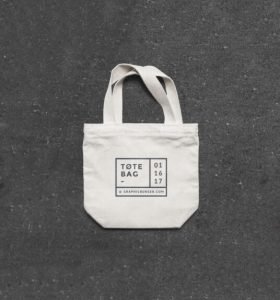 Download Small Canvas Tote Bag PSD Mockup - PlanetMockup