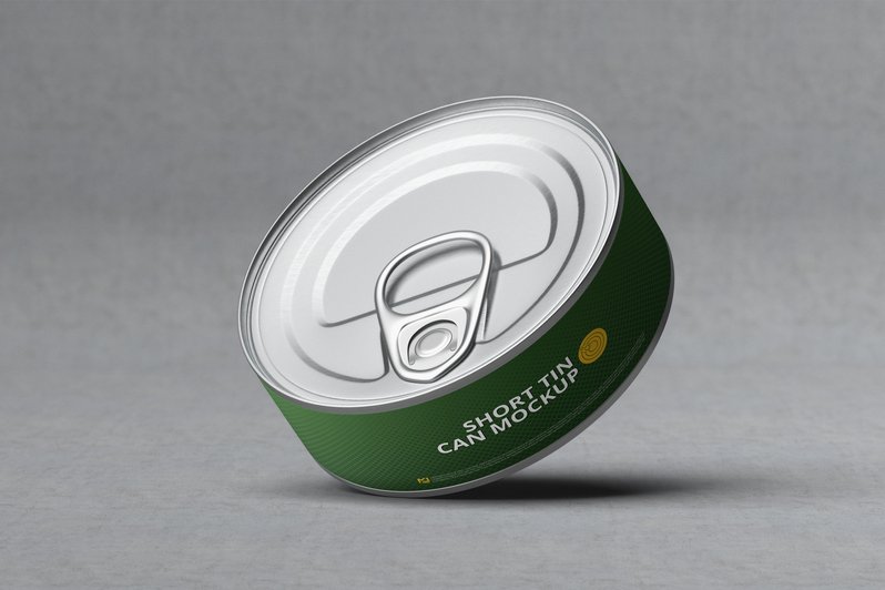 Download Tin Can Free PSD Mockup - PlanetMockup