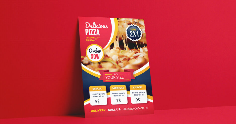 A4 Flyer Free PSD Mockups