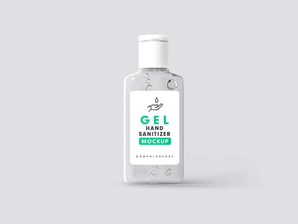 Download Hand Sanitizer Bottle Free PSD Mockup - PlanetMockup